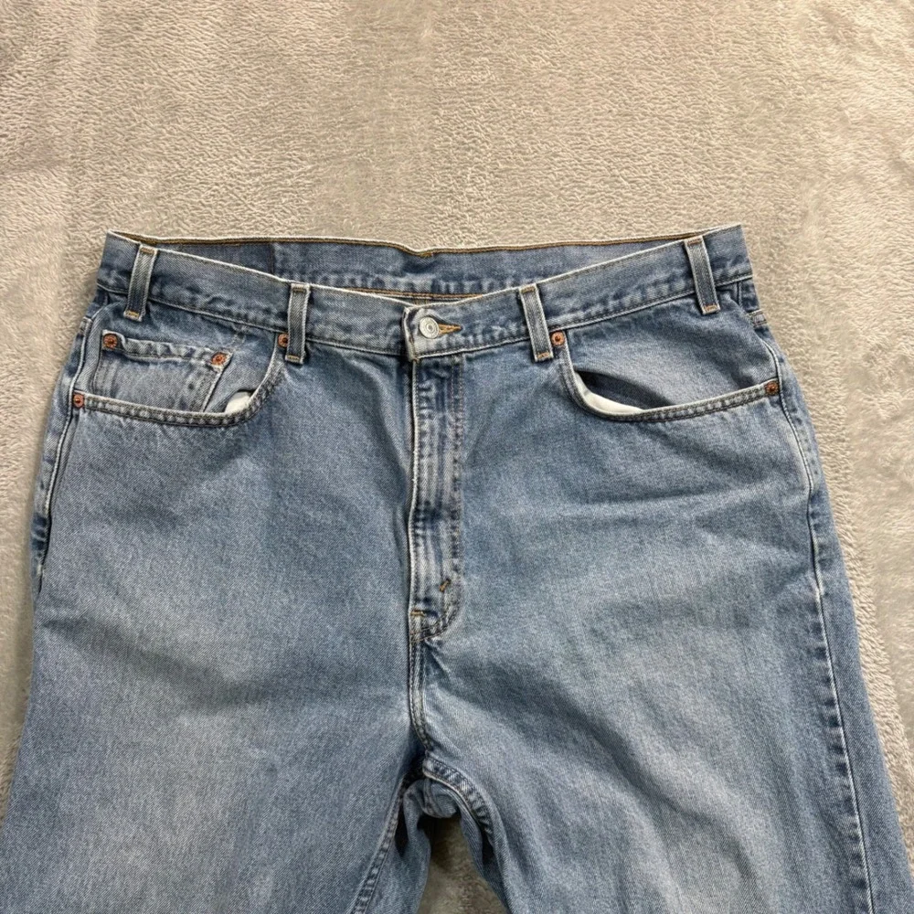 Vintage Y2K Levi's 550 Jeans Men 40x30 Light Wash‎ Relaxed Fit Tapered Denim